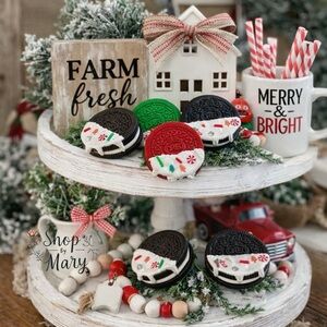 ⤵️🆕Fake Christmas Cookies | Faux cookies | False  cookies for decor